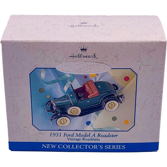 1998 Hallmark Keepsake 1931 FORD MODEL A Roadster Collector's Ornament in Box - Picture 1 of 8